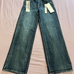 Sky Women's Flare Jeans in Dark Blue